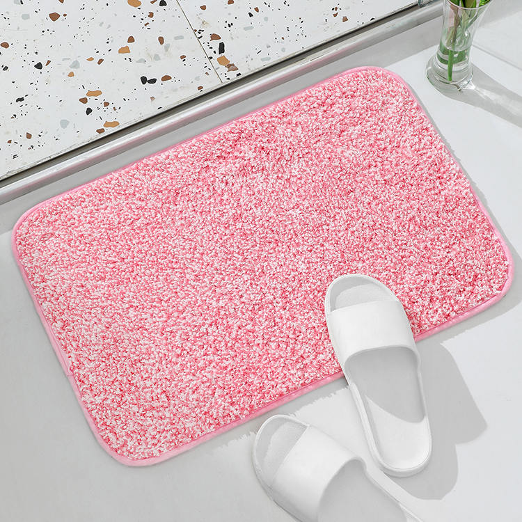 Tapis de Bain en Velours de Flocon de Neige